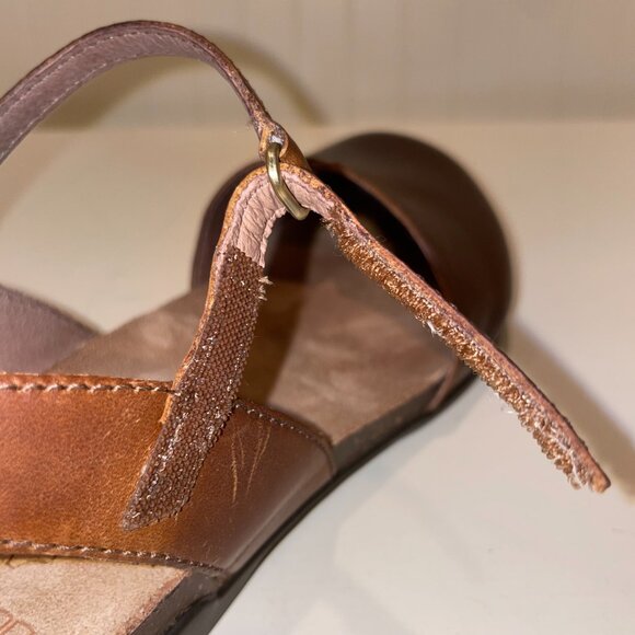 Dansko Rowan Brown Leather Ankle Strap Mary Jane Size 40 EU/9.5-10 US - Picture 12 of 15